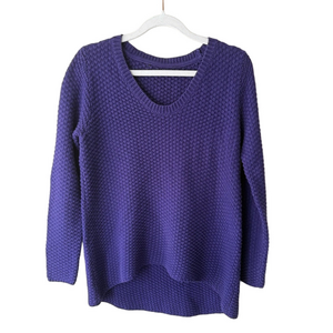 Source Unknown Purple V-Neck Sweater M